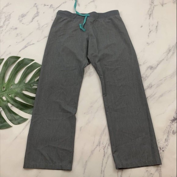 Accessories - Figs Womens Livingston Basic Scrub Pants Size L Gray Straight Leg T21003